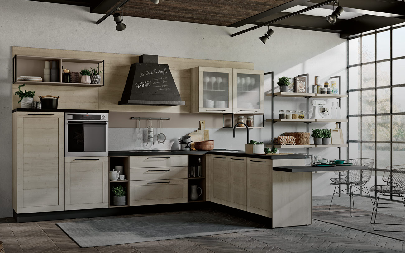 Cucina isola o cucina con penisola? alla ricerca della soluzione ideale. Cucina con snack