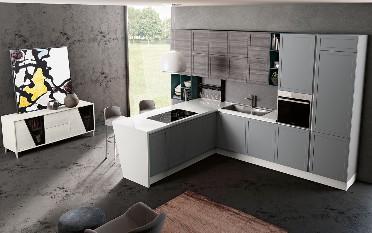 Cucina con penisola: due stili a confronto pensarecasa Foto cucine con penisola
