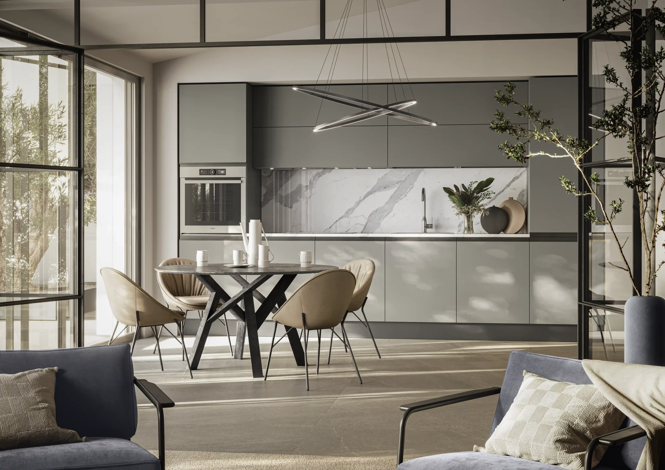 Cucina lineare moderna