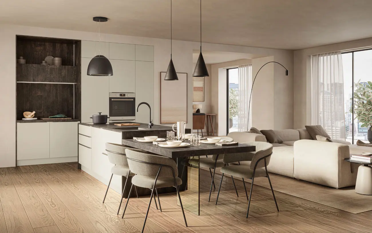 Cucina luxury bianca