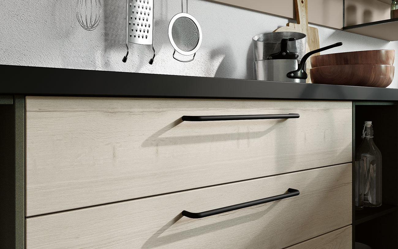 Arredare Cucina moderna maniglia seconda opzione