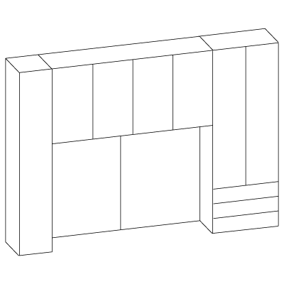 1-modulo-L90-e-1-modulo-L45-e-3-cassetti