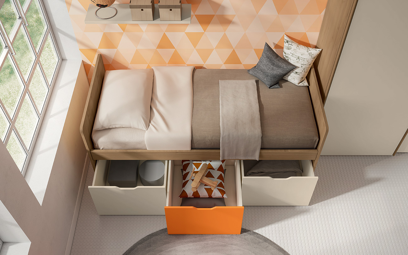 Cameretta VCJ009 particolare letto