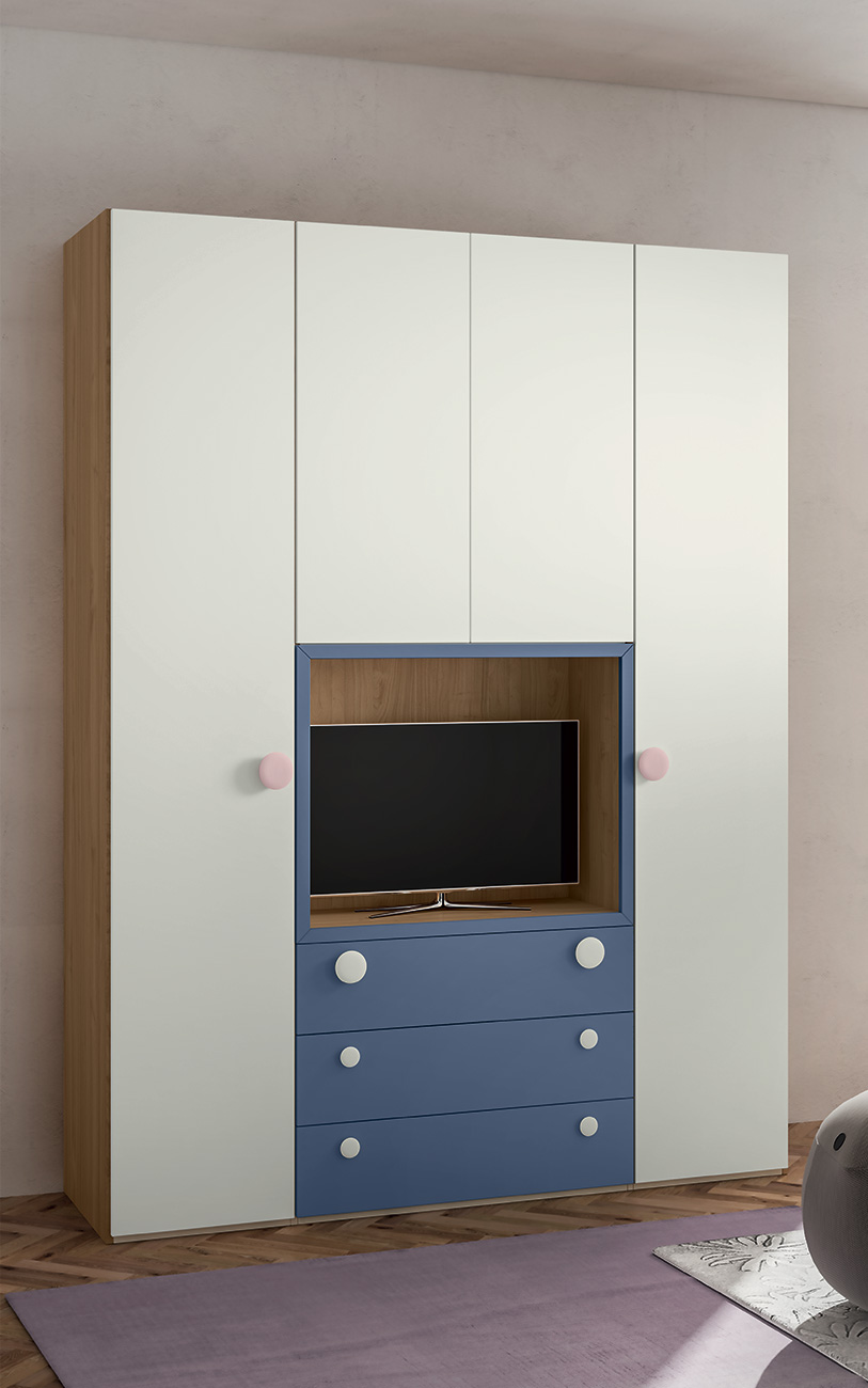 Cameretta VCJ010 particolare armadio