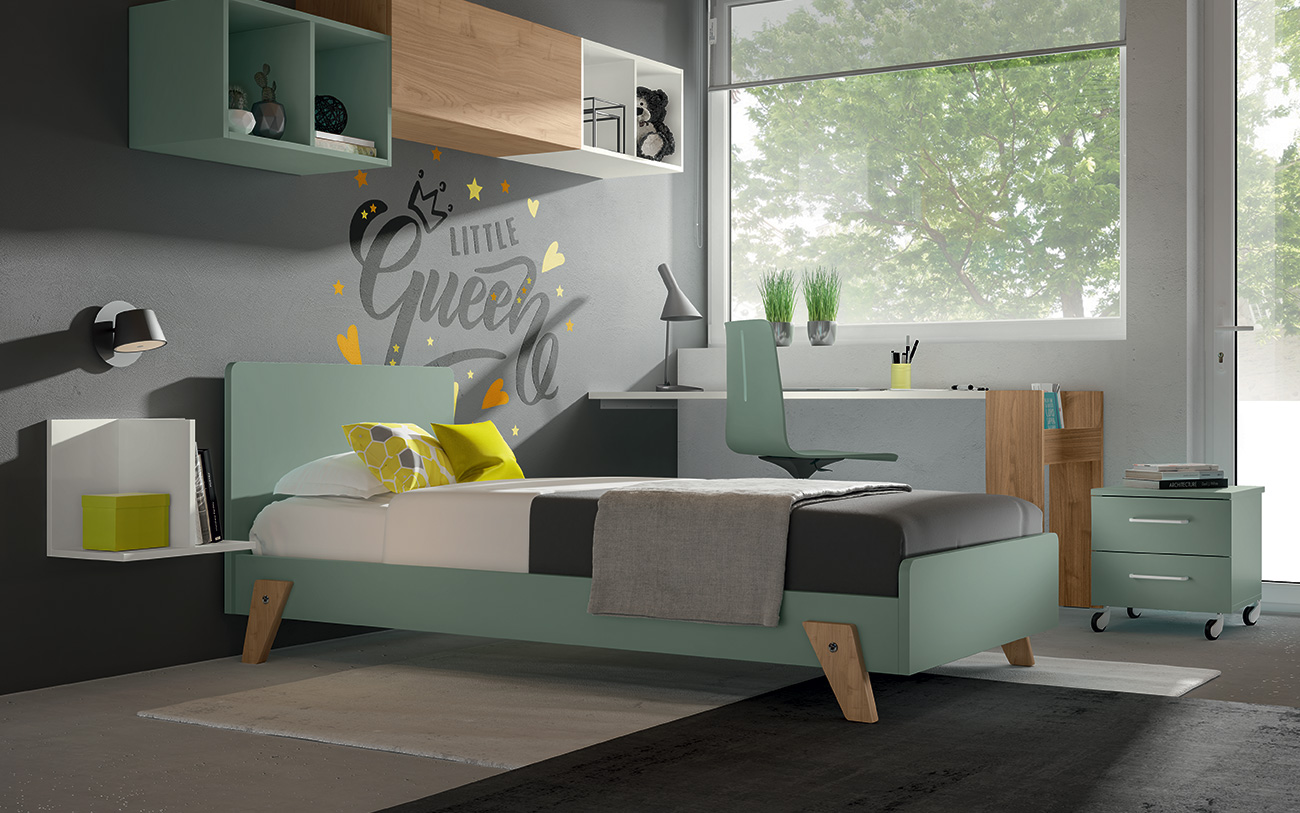 Cameretta VCJ011 particolare letto