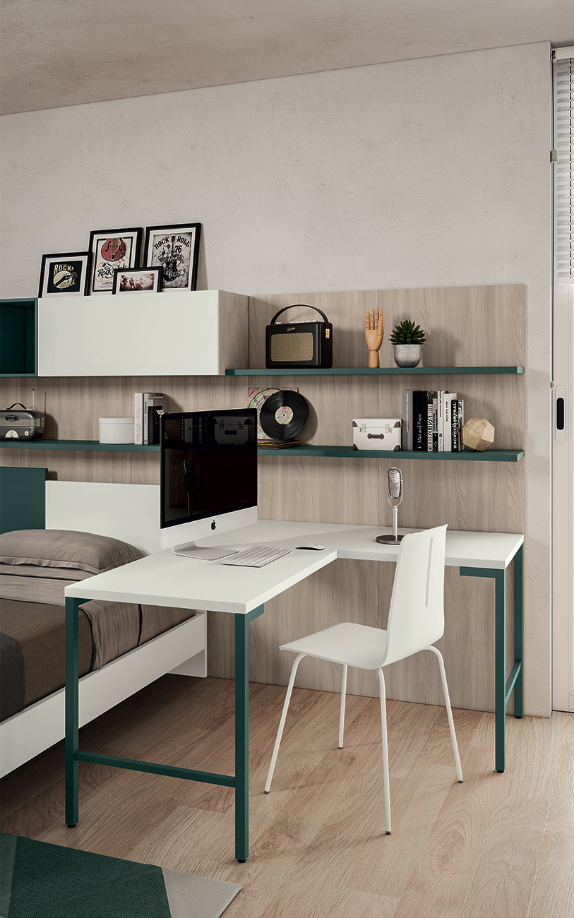 Cameretta VCJ012 particolare angolo home office