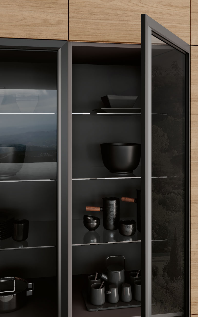 DM0665_immagine_cucina con penisola particolare colonne