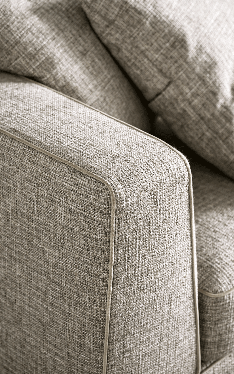 Carrè divano Calligaris particolare bracciolo