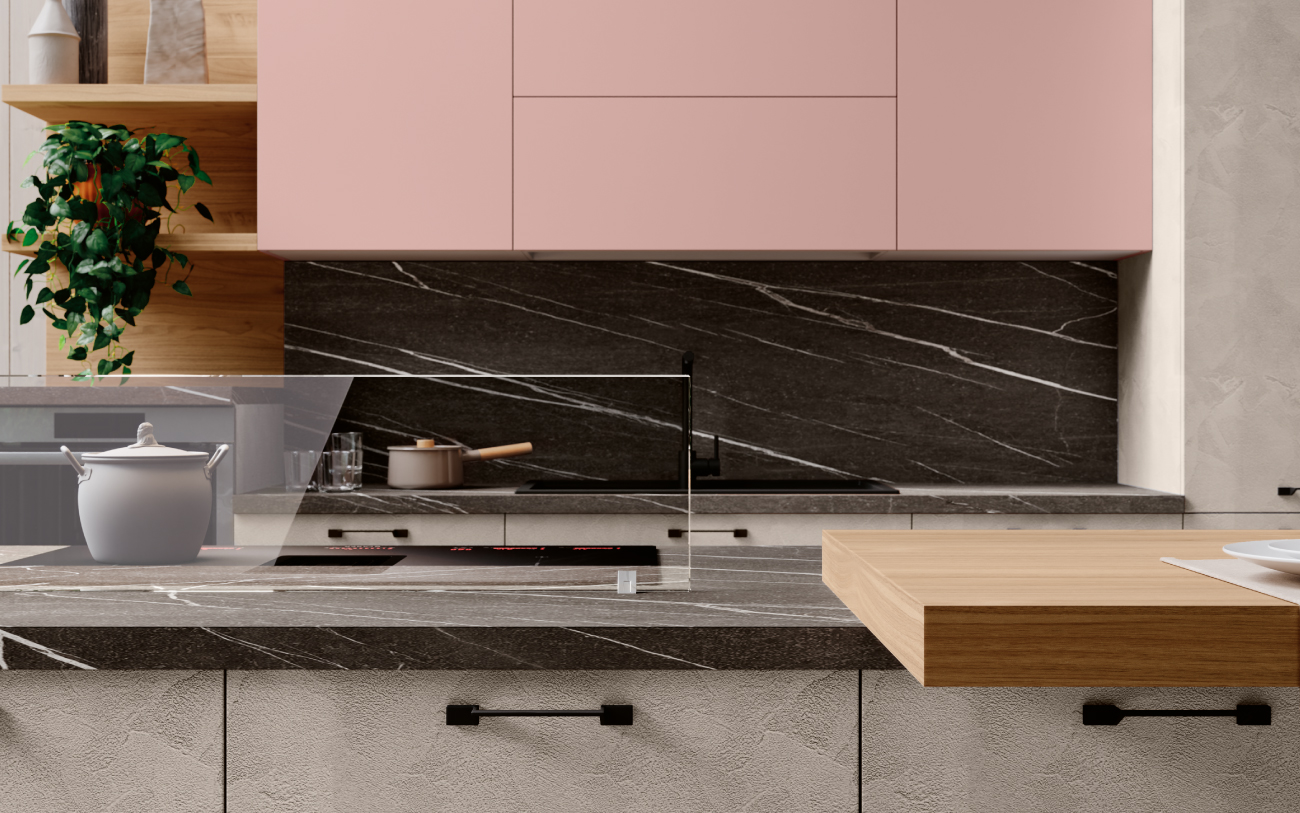 DM0678 - Cucina con isola frontale