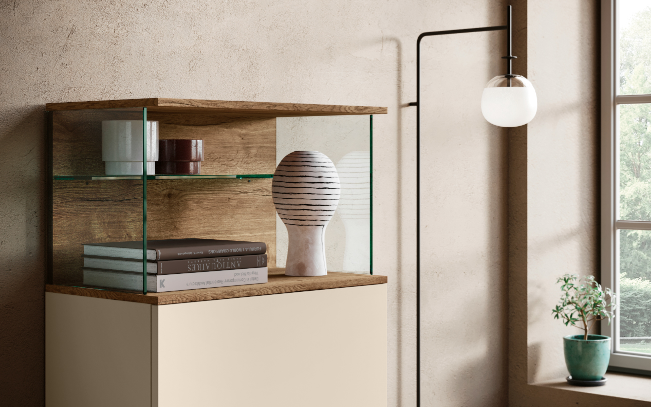 qsm635 Soggiorno moderno Pensarecasa particolare teca