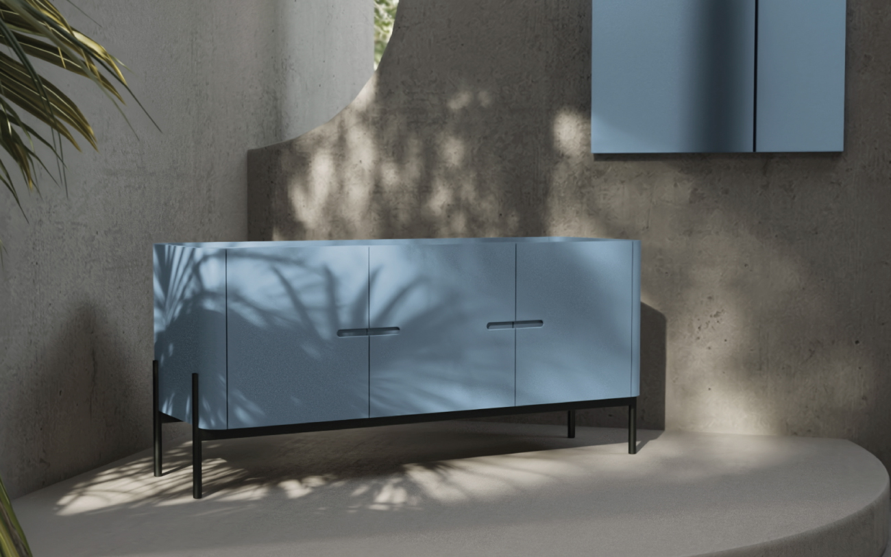 Madia Curvy 150 - collezione Pigmentə pensarecasa