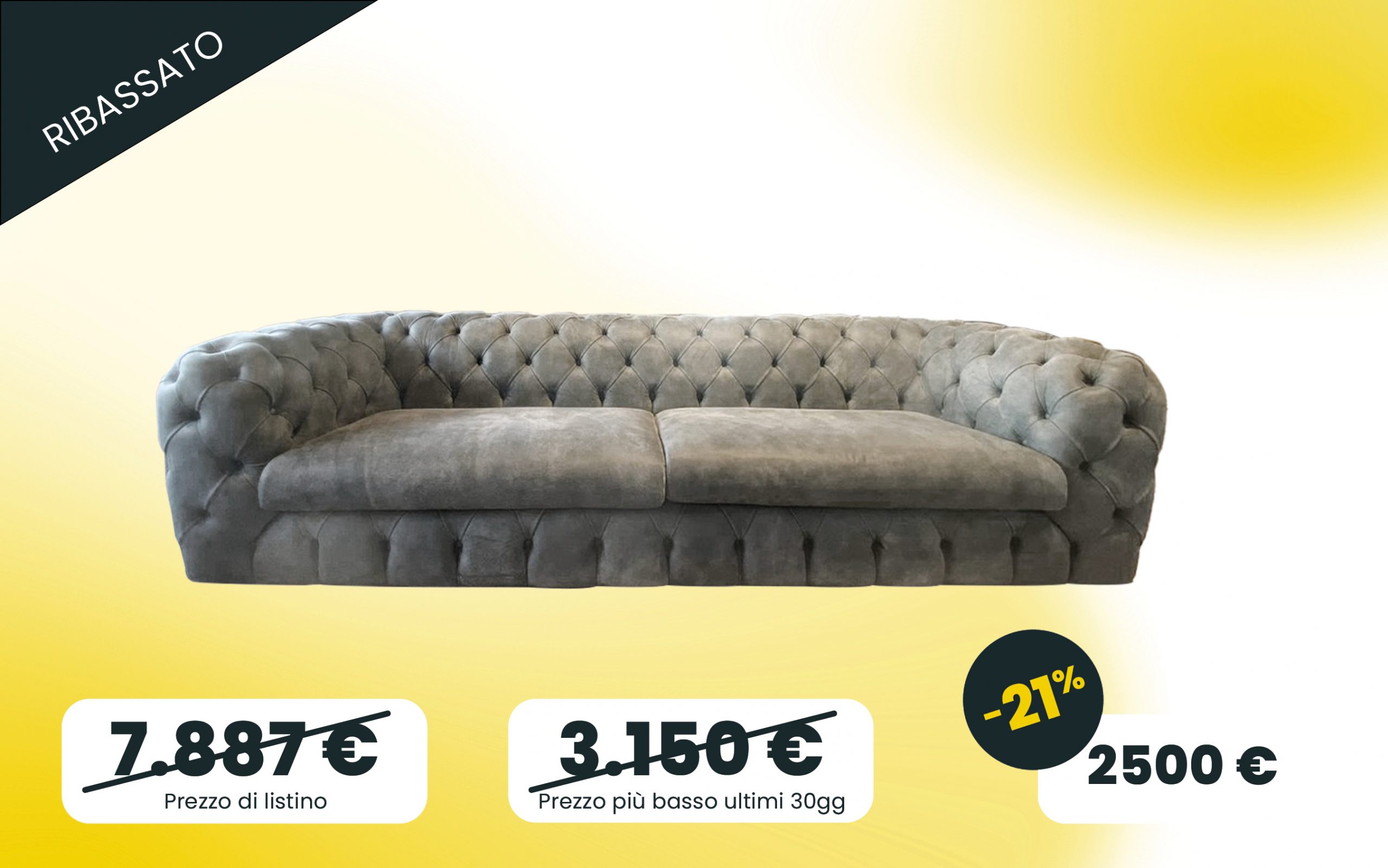 Divano Bach Cuborosso in occasione