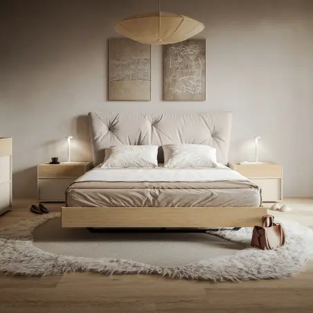 Letto matrimoniale Dione promo arredamento completo Pensarecasa