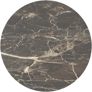 Finitura piana tavolo in vetro ceramica Emperador lucido