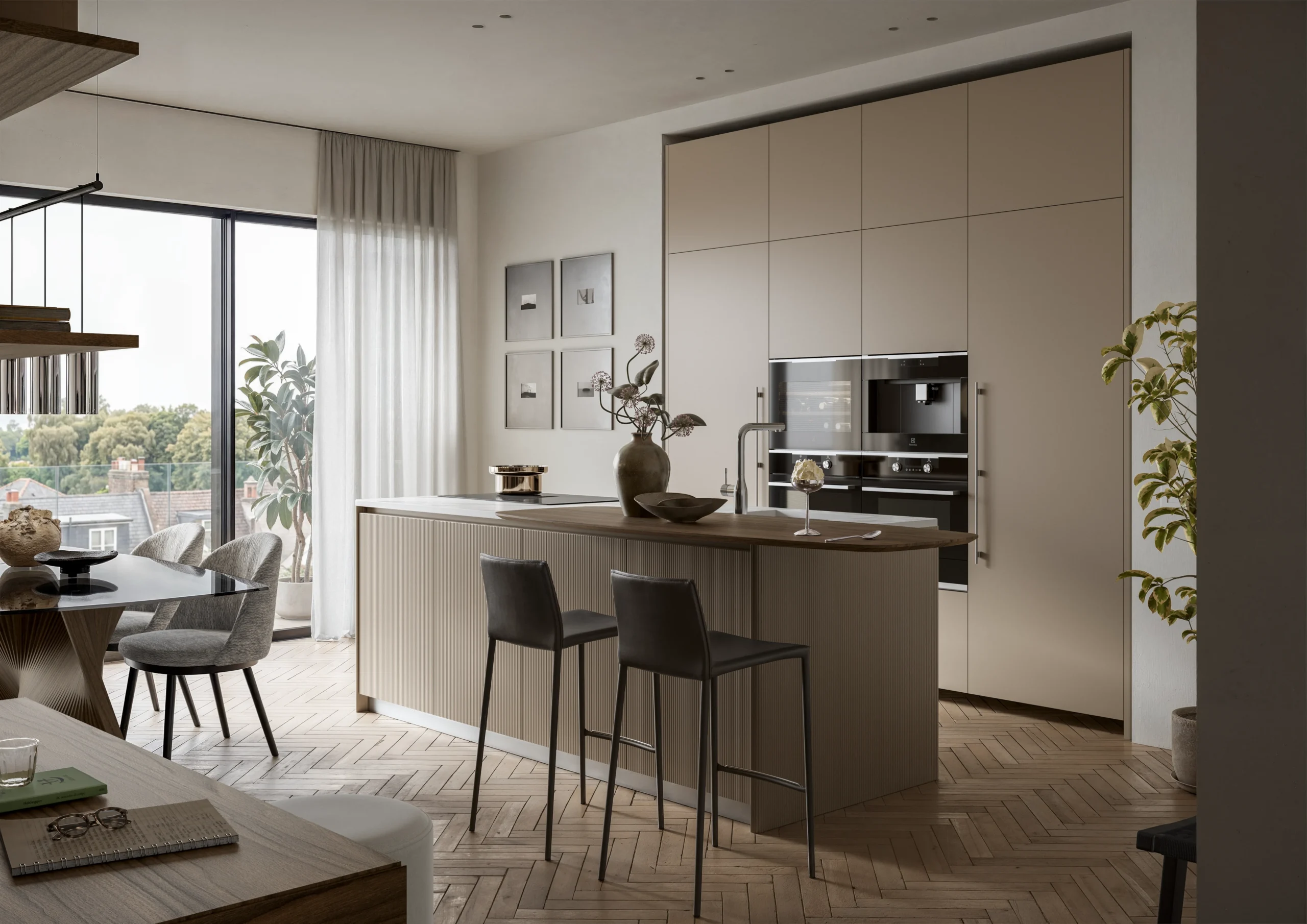 Bancone cucina - trilocale chic