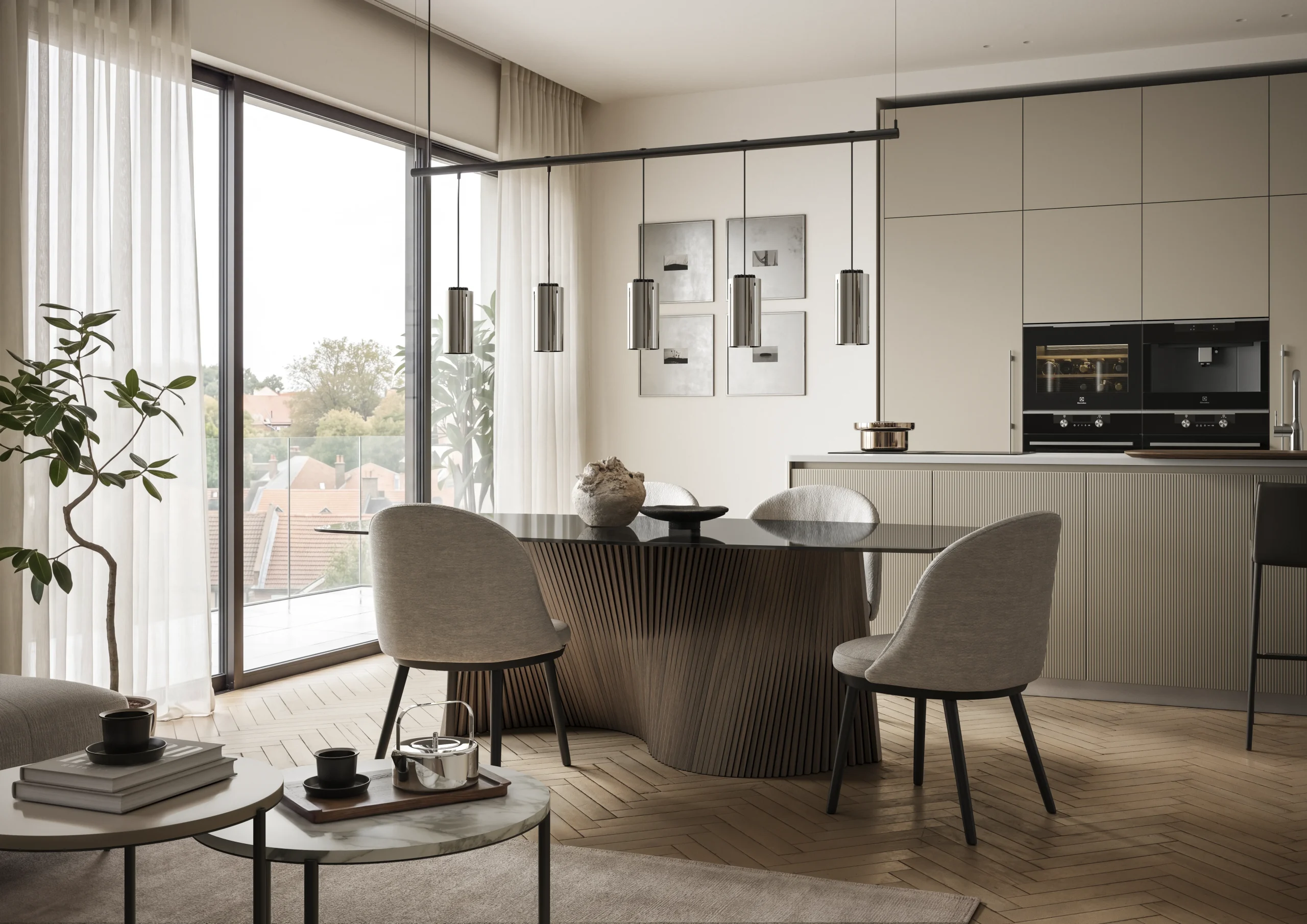 Zona pranzo/dining - trilocale chic