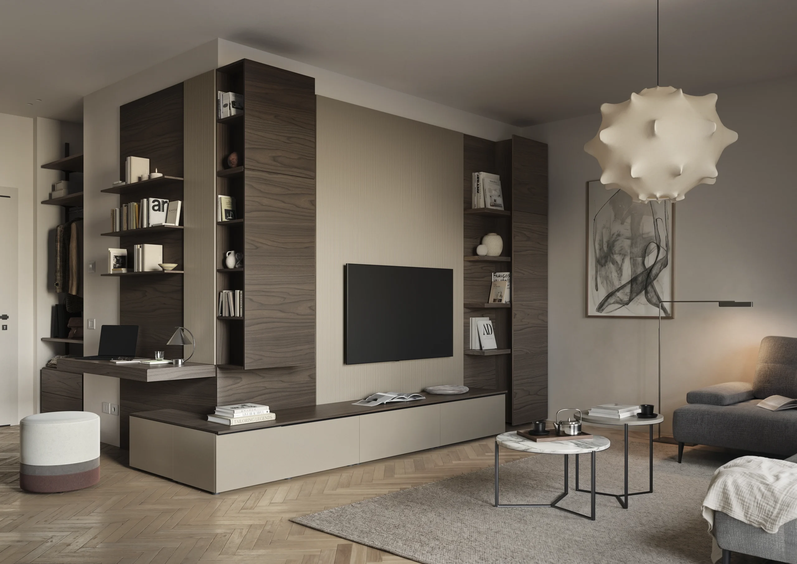 Zona living - Trilocale chic