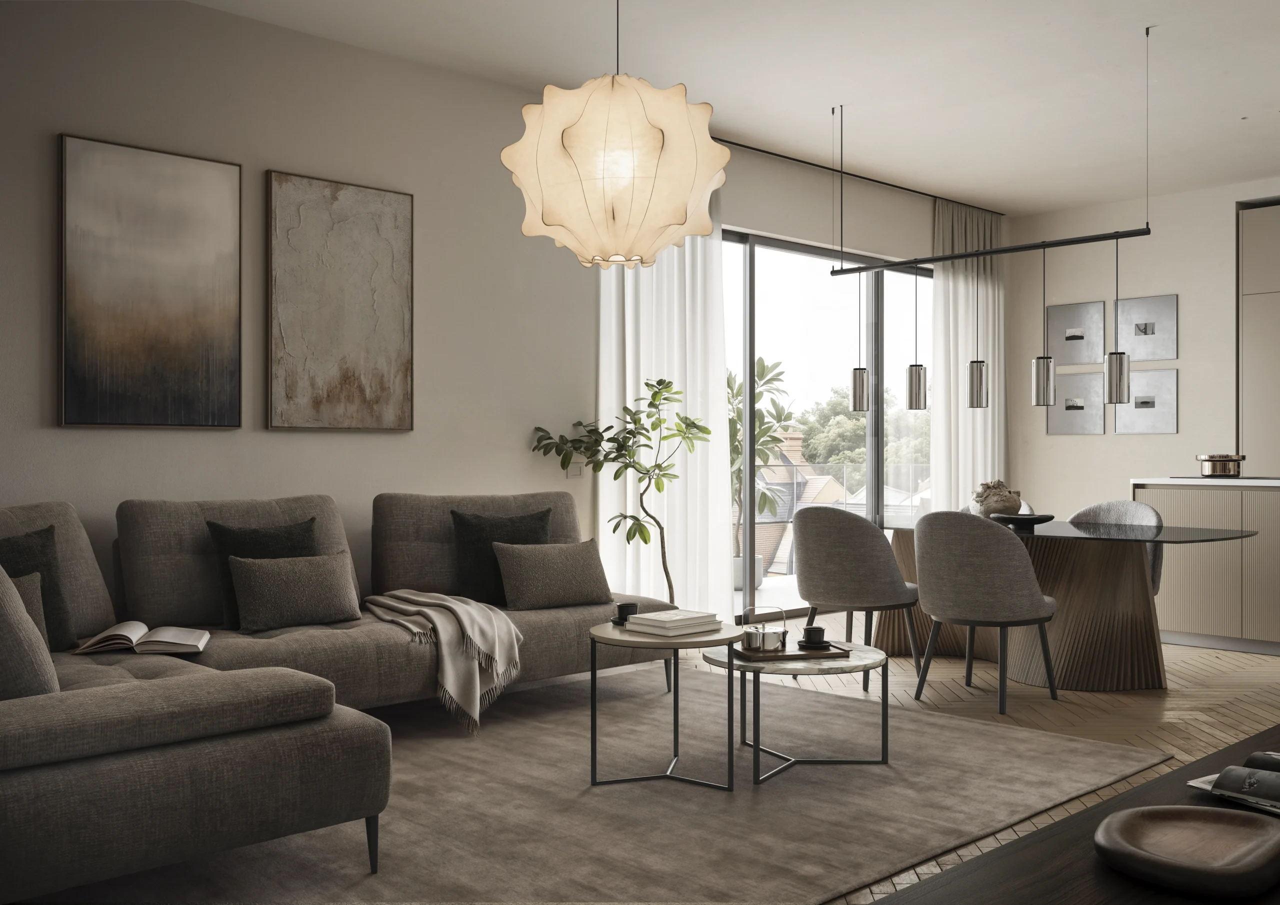 Zona living - trilocale chic