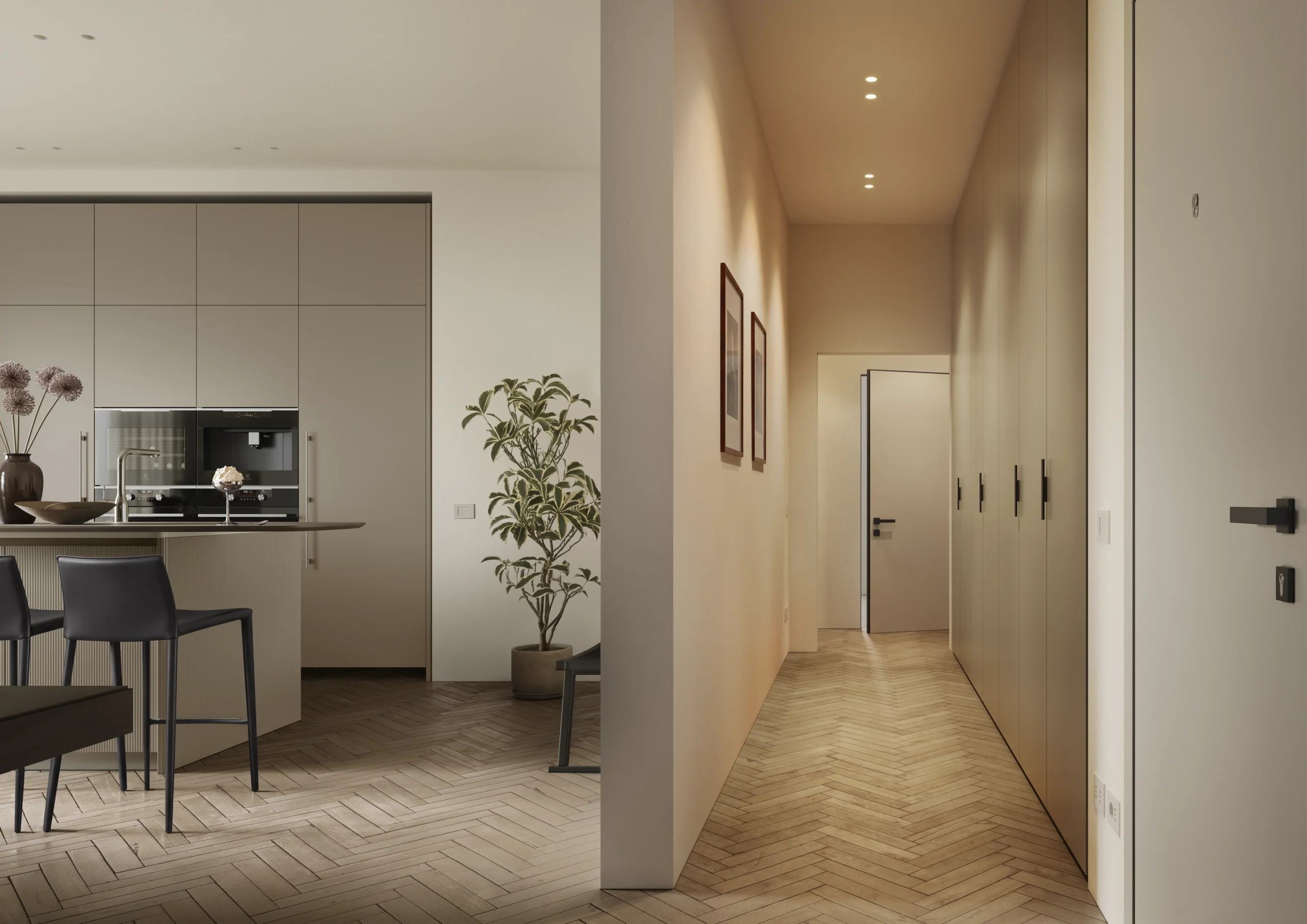 Corridoio - trilocale chic